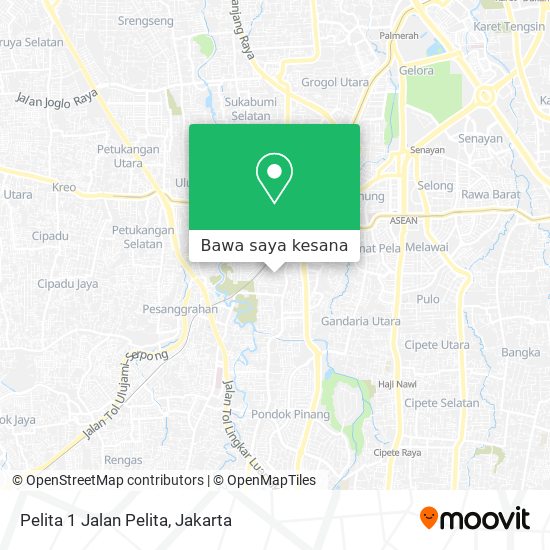 Peta Pelita 1 Jalan Pelita