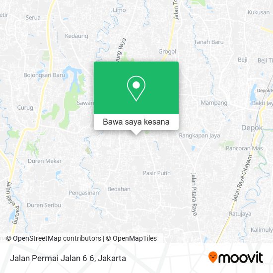 Peta Jalan Permai Jalan 6 6