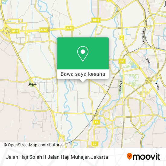 Peta Jalan Haji Soleh II Jalan Haji Muhajar