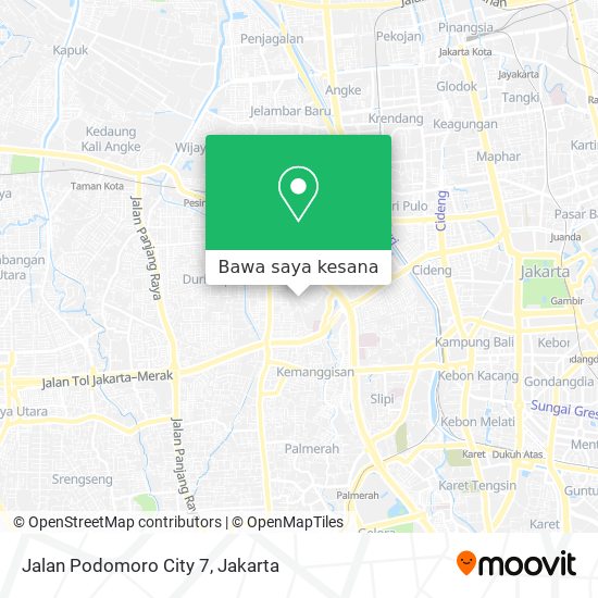 Peta Jalan Podomoro City 7