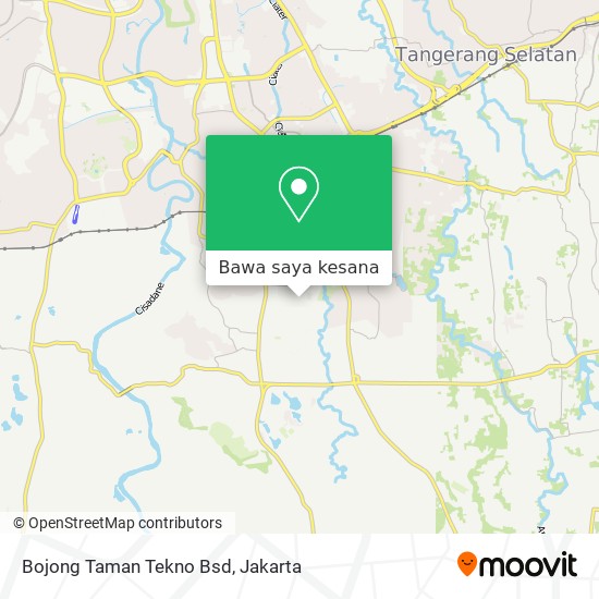 Peta Bojong Taman Tekno Bsd