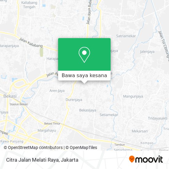 Peta Citra Jalan Melati Raya