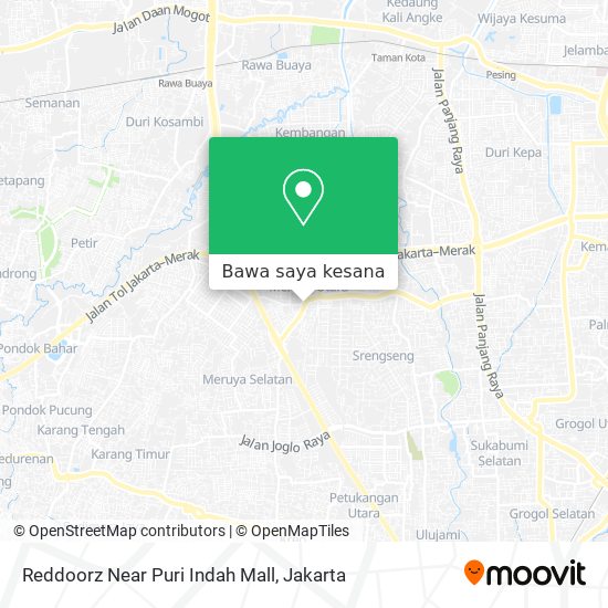 Peta Reddoorz Near Puri Indah Mall
