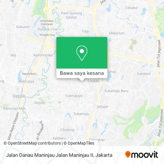 Peta Jalan Danau Maninjau Jalan Maninjau II