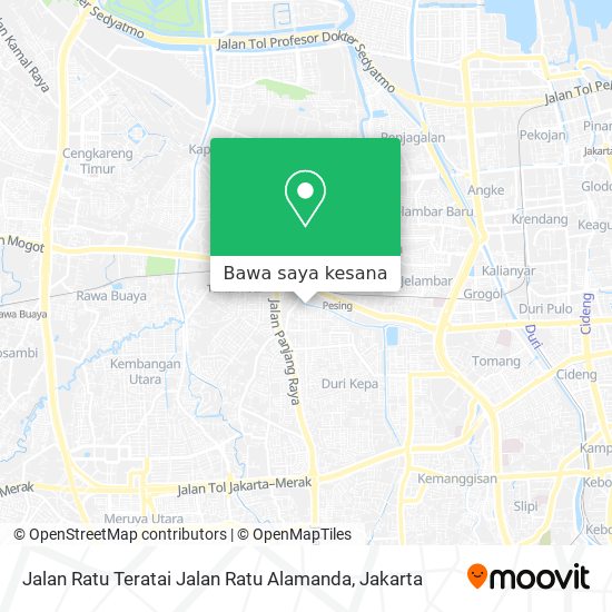 Peta Jalan Ratu Teratai Jalan Ratu Alamanda