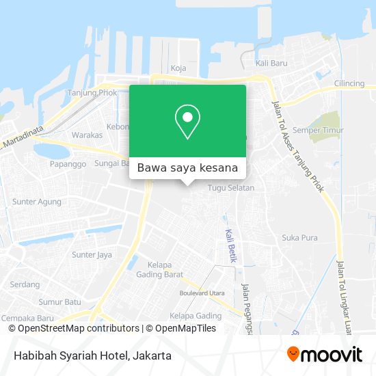 Peta Habibah Syariah Hotel