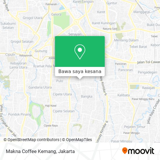 Peta Makna Coffee Kemang