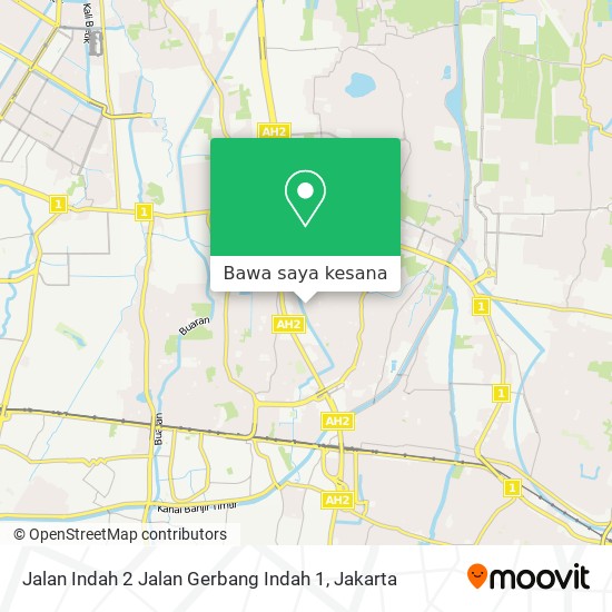 Peta Jalan Indah 2 Jalan Gerbang Indah 1