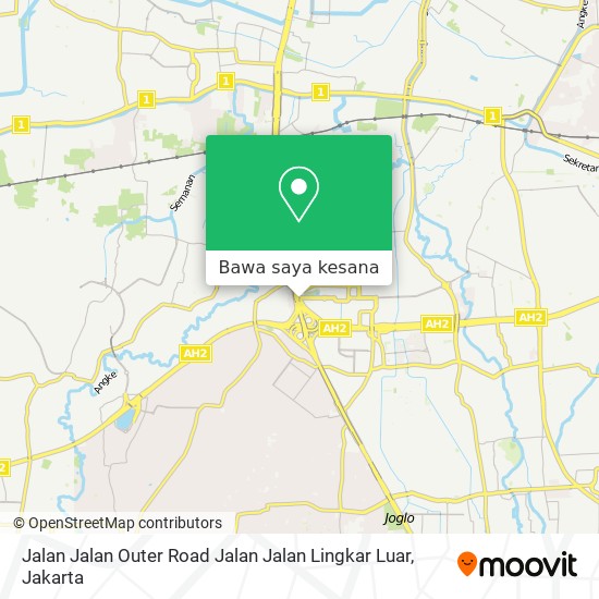 Peta Jalan Jalan Outer Road Jalan Jalan Lingkar Luar