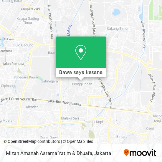 Peta Mizan Amanah Asrama Yatim & Dhuafa