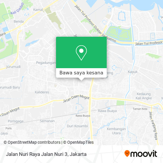 Peta Jalan Nuri Raya Jalan Nuri 3