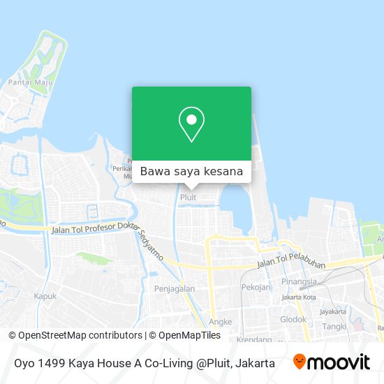 Peta Oyo 1499 Kaya House A Co-Living @Pluit