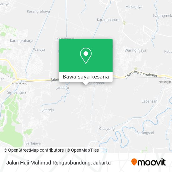 Peta Jalan Haji Mahmud Rengasbandung