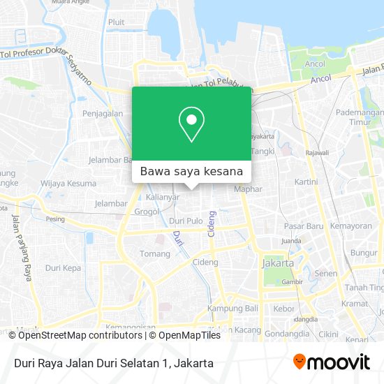 Peta Duri Raya Jalan Duri Selatan 1