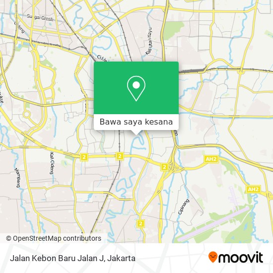 Peta Jalan Kebon Baru Jalan J