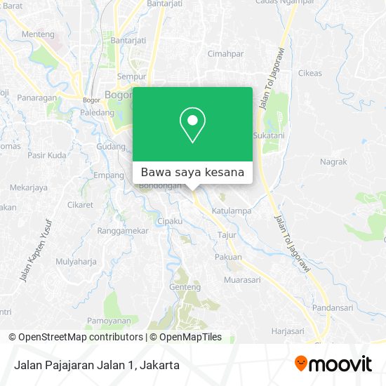 Peta Jalan Pajajaran Jalan 1