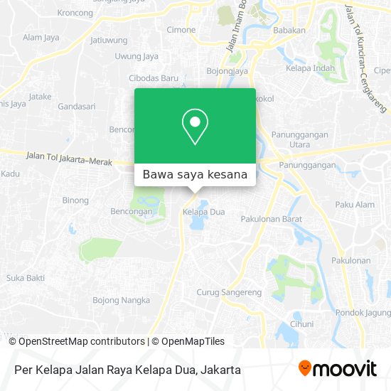 Peta Per Kelapa Jalan Raya Kelapa Dua
