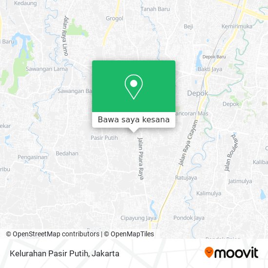 Peta Kelurahan Pasir Putih
