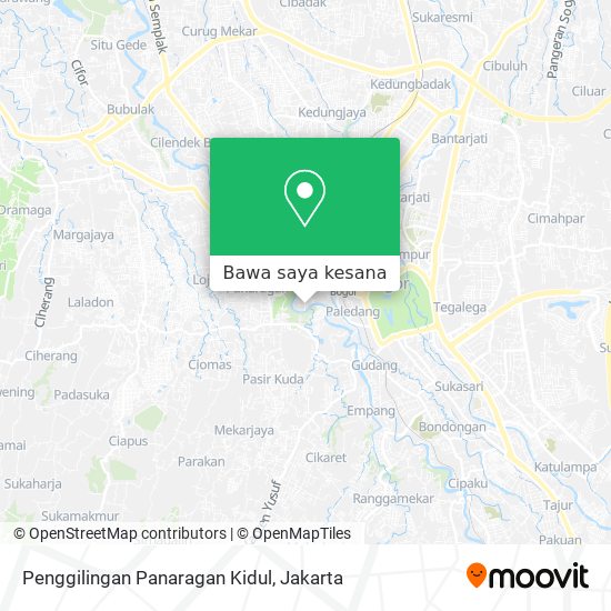Peta Penggilingan Panaragan Kidul