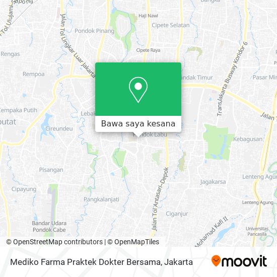 Peta Mediko Farma Praktek Dokter Bersama
