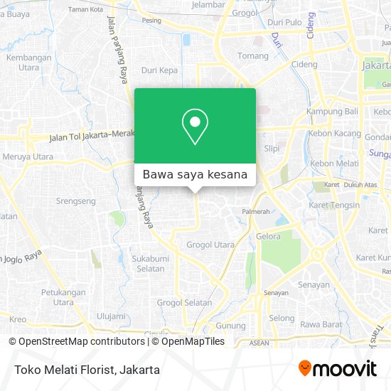 Peta Toko Melati Florist