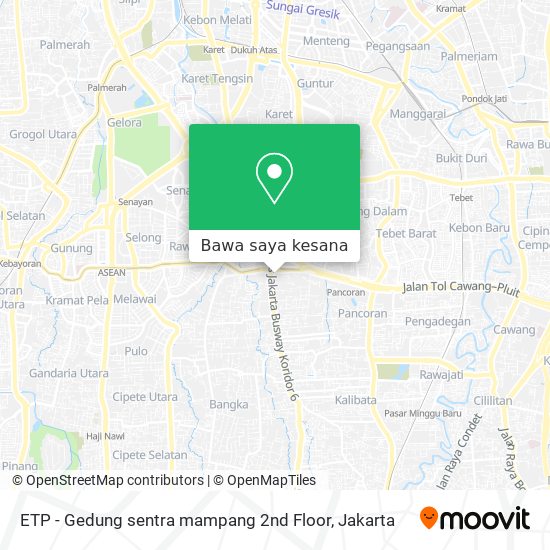 Peta ETP - Gedung sentra mampang 2nd Floor