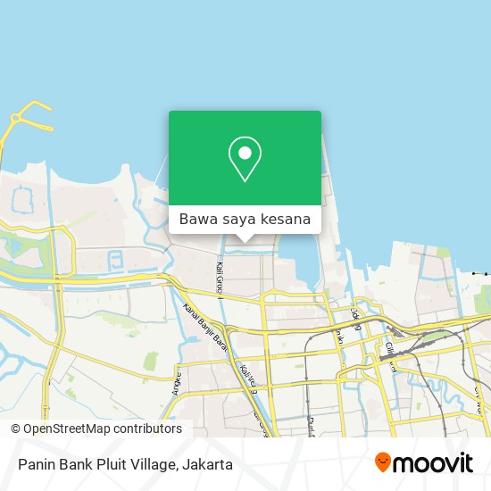 Peta Panin Bank Pluit Village