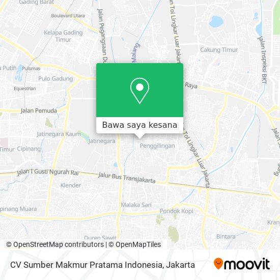 Peta CV Sumber Makmur Pratama Indonesia