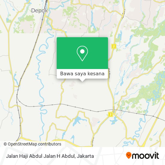 Peta Jalan Haji Abdul Jalan H Abdul
