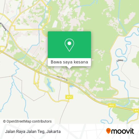 Peta Jalan Raya Jalan Teg