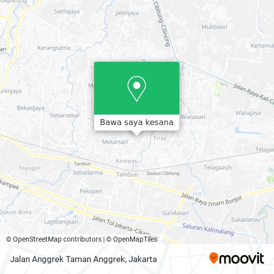 Peta Jalan Anggrek Taman Anggrek