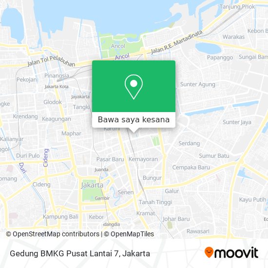 Peta Gedung BMKG Pusat Lantai 7