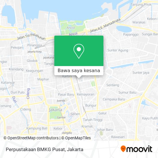 Peta Perpustakaan BMKG Pusat