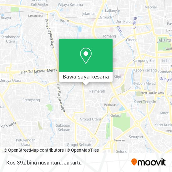 Peta Kos 39z bina nusantara