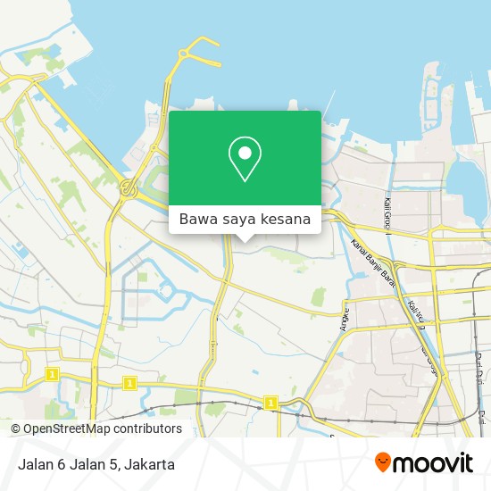 Peta Jalan 6 Jalan 5