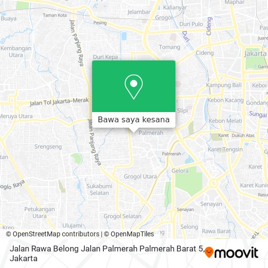 Peta Jalan Rawa Belong Jalan Palmerah Palmerah Barat 5
