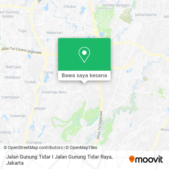 Peta Jalan Gunung Tidar I Jalan Gunung Tidar Raya