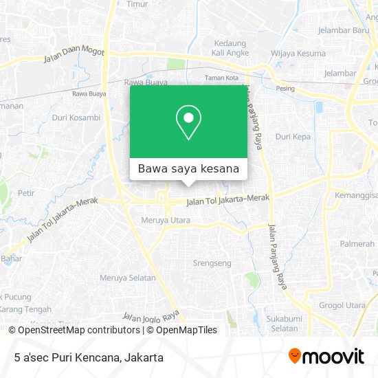 Peta 5 a'sec Puri Kencana