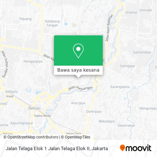 Peta Jalan Telaga Elok 1 Jalan Telaga Elok II