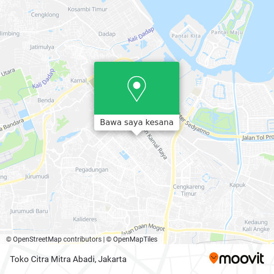 Peta Toko Citra Mitra Abadi