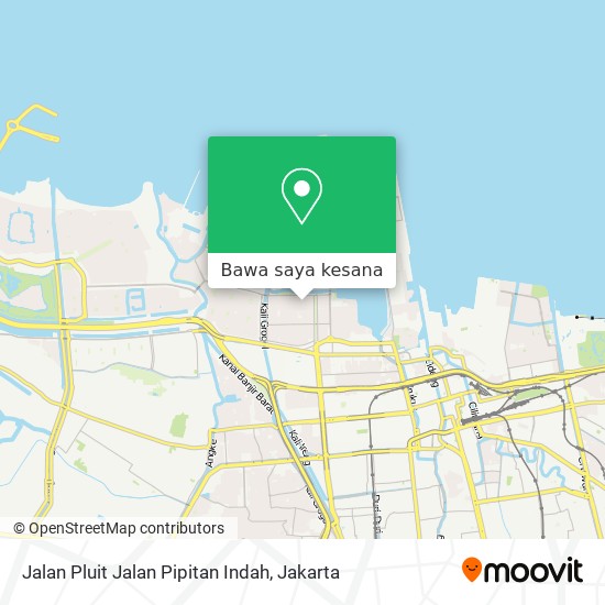 Peta Jalan Pluit Jalan Pipitan Indah