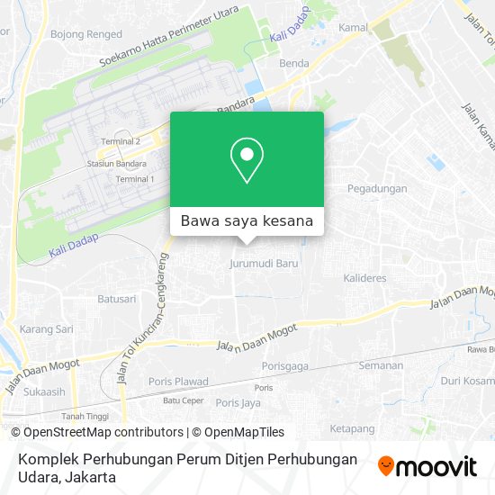 Peta Komplek Perhubungan Perum Ditjen Perhubungan Udara