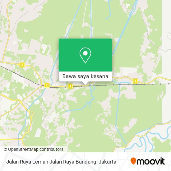 Peta Jalan Raya Lemah Jalan Raya Bandung