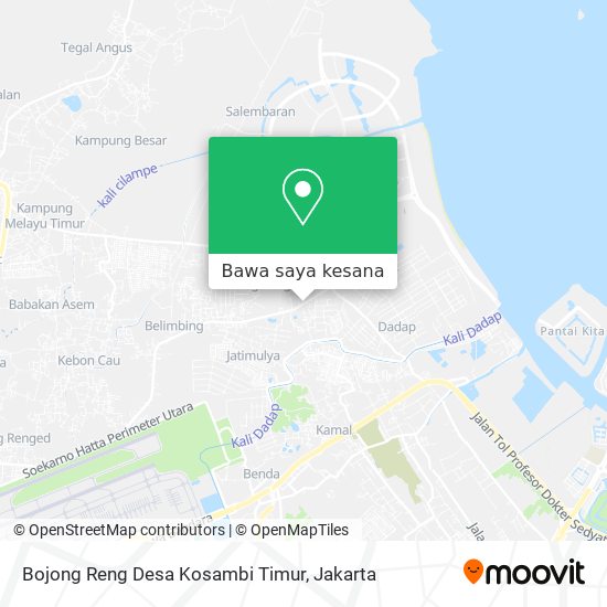 Peta Bojong Reng Desa Kosambi Timur