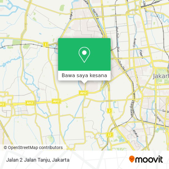 Peta Jalan 2 Jalan Tanju