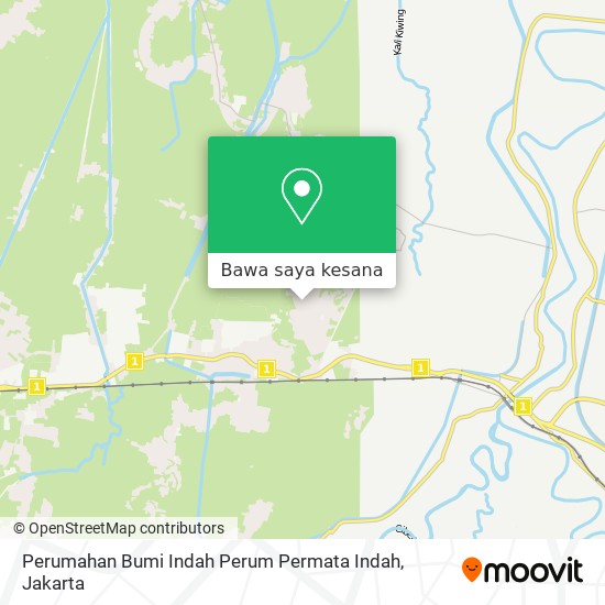 Peta Perumahan Bumi Indah Perum Permata Indah