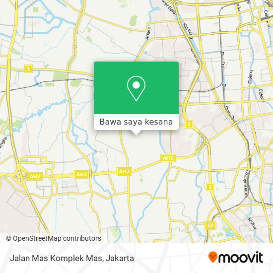 Peta Jalan Mas Komplek Mas