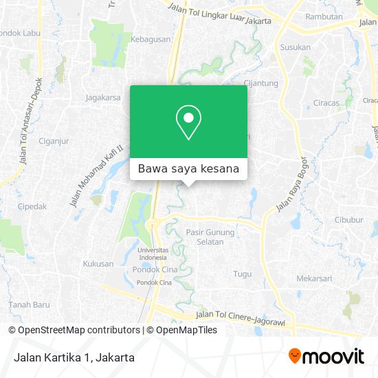 Peta Jalan Kartika 1