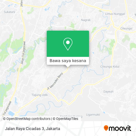 Peta Jalan Raya Cicadas 3