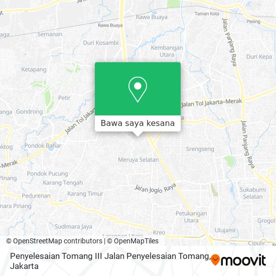 Peta Penyelesaian Tomang III Jalan Penyelesaian Tomang